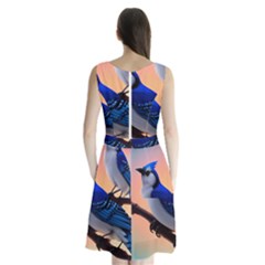 Sleeveless Waist Tie Chiffon Dress 