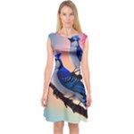 Bluebird Capsleeve Midi Dress