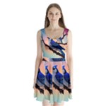 Bluebird Split Back Mini Dress 