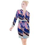 Bluebird Button Long Sleeve Dress