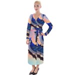 Bluebird Velvet Maxi Wrap Dress