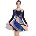 Bluebird Plunge Pinafore Dress