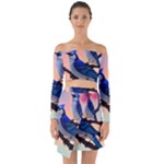 Bluebird Off Shoulder Top with Skirt Set