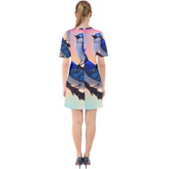 Sixties Short Sleeve Mini Dress 