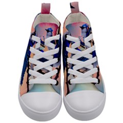 Kids  Mid-Top Canvas Sneakers 