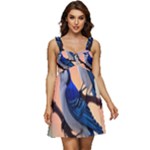 Bluebird Ruffle Strap Babydoll Chiffon Dress