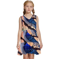 Kids  Sleeveless Tiered Mini Dress 