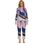 Bluebird Womens  Long Sleeve Lightweight Pajamas Set