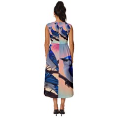 Sleeveless Round Neck Midi Dress 