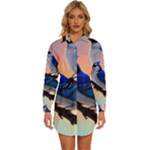 Bluebird Womens Long Sleeve Shirt Dress