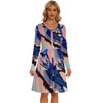Bluebird Long Sleeve Dress With Pocket