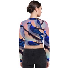 Long Sleeve Zip Up Bomber Jacket 