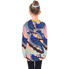 Kids  Double Breasted Button Coat 