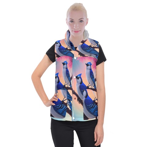 Bluebird Women s Button Up Vest from ArtsNow.com