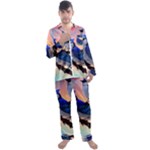 Bluebird Men s Long Sleeve Satin Pajamas Set