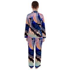 Women s Long Sleeve Satin Pajamas Set 