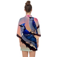 Half Sleeve Chiffon Kimono 