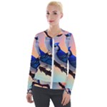Bluebird Velvet Zip Up Jacket