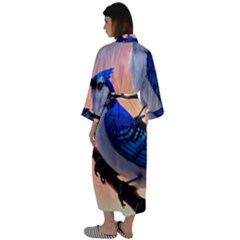 Maxi Satin Kimono 
