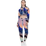 Bluebird Cropped Zip Up Lounge Set