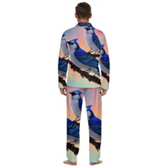 Men s Long Sleeve Velvet Pocket Pajamas Set 