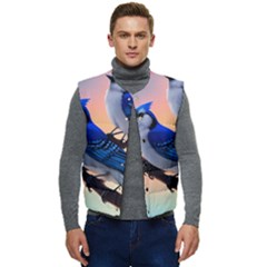 Men s Button Up Puffer Vest	 