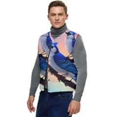 Men s Button Up Puffer Vest	 