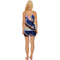 V-Neck Satin Pajamas Set 