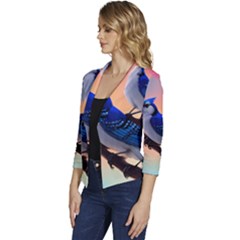 Women s Casual 3/4 Sleeve Spring Jacket 