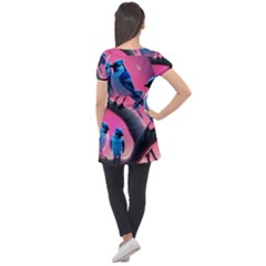 Puff Sleeve Tunic Top 