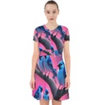 Violet Birds Adorable in Chiffon Dress