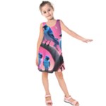 Violet Birds Kids  Sleeveless Dress