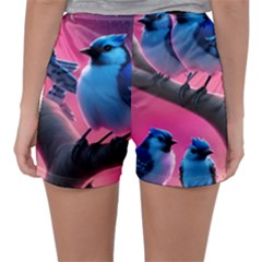 Women s Satin Sleepwear Shorts 