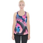 Violet Birds Piece Up Tank Top