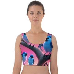 Velvet Crop Top 