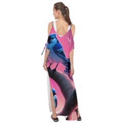 Maxi Chiffon Cover Up Dress 