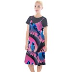 Violet Birds Camis Fishtail Dress