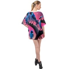 Oversized Chiffon Top 