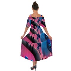 Shoulder Straps Boho Maxi Dress  