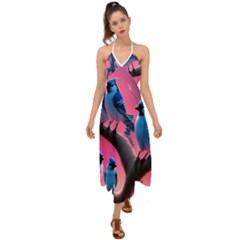 Halter Tie Back Dress  