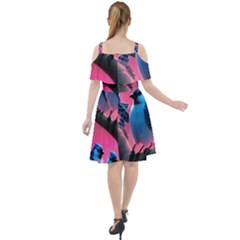 Cut Out Shoulders Dress 