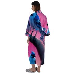 Maxi Satin Kimono 