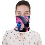 Violet Birds Face Covering Bandana (Adult)