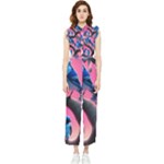 Violet Birds Women s Frill Top Chiffon Jumpsuit