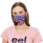 Violet Birds Crease Cloth Face Mask (Adult)