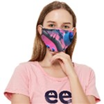 Violet Birds Fitted Cloth Face Mask (Adult)