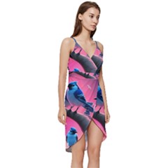 Wrap Frill Dress 