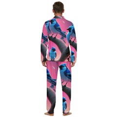 Men s Long Sleeve Velvet Pocket Pajamas Set 