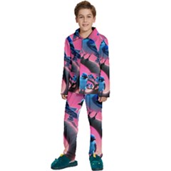 Kids  Long Sleeve Velvet Pajamas Set 