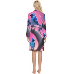 Long Sleeve Velvet Robe 